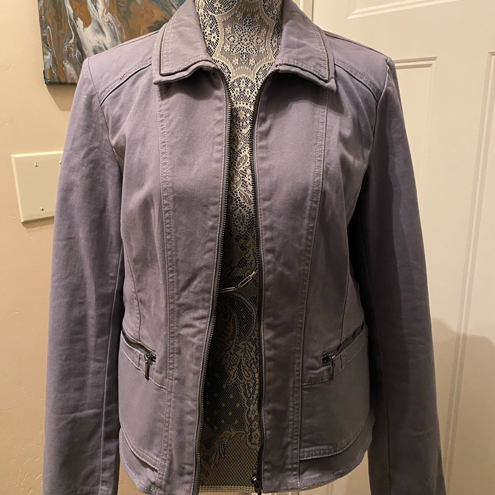 White House Black Market Blue Jacket